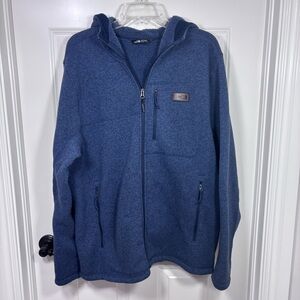 The North Face Gordon Lyons Hooded Fleece Full Zip Jacket Men’s XL Blue
